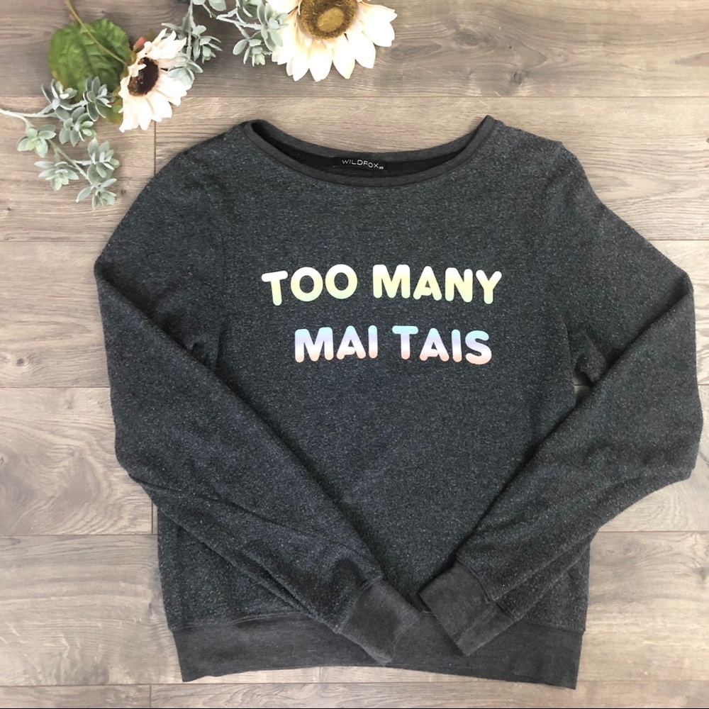 Wildfox Pullover Sweatshirt Sz XS